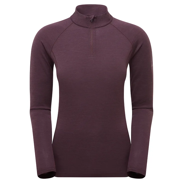 Womens Malli Long Sleeve Zip T-Shirt