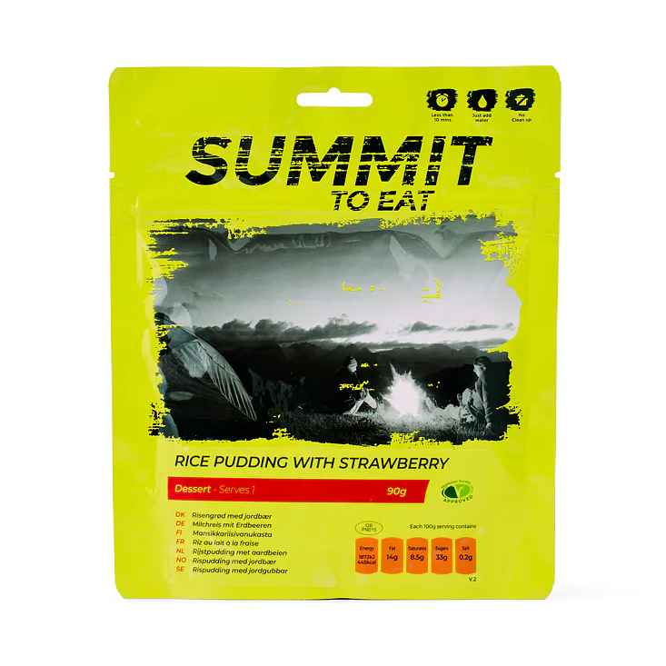 Rýžový nákyp s jahodami